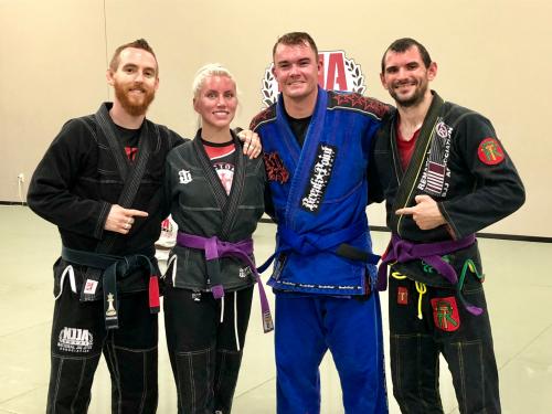 Purple belt · July 13, 2019 · Promoted by Micheal South