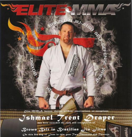 Brown belt · June 8, 2013 · Promoted by Eric Williams