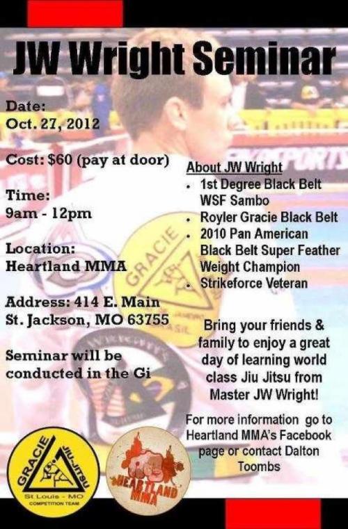 Blue belt · October 27, 2012 · Promoted by JW Wright