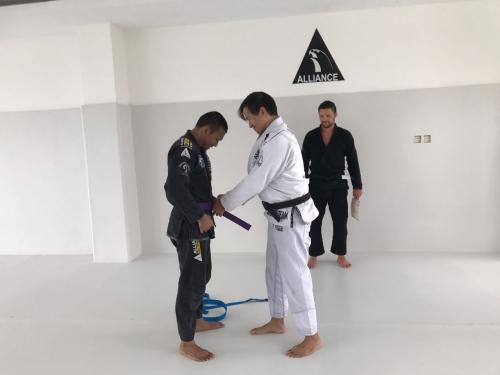 Purple belt · April 7, 2018 · Promoted by Deddy Wigraha
