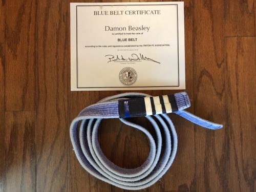 Blue belt · June 4, 2016 · Promoted by Piet Wilhelm