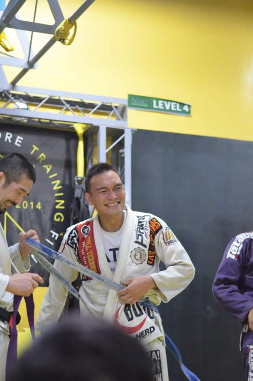 Purple belt · December 8, 2018 · Promoted by Daisuke Nakamura