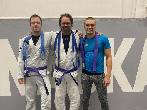 Purple belt · December 19, 2019 · Promoted by Ricard Carneborn
