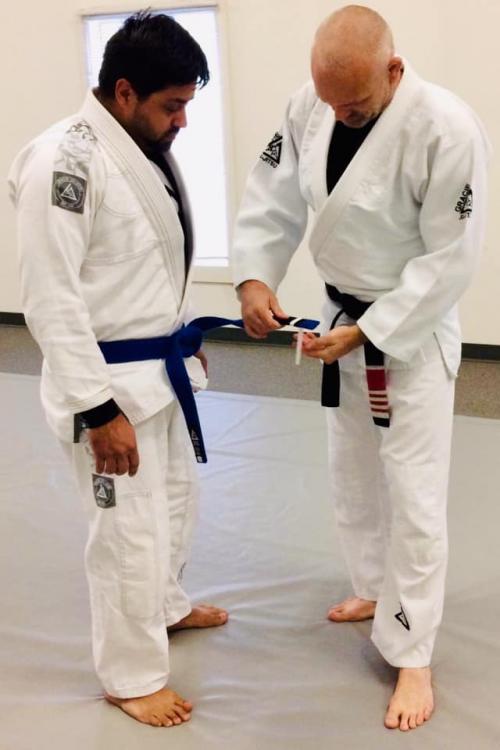 Blue belt · January 7, 2018 · Promoted by Chet Schemahorn