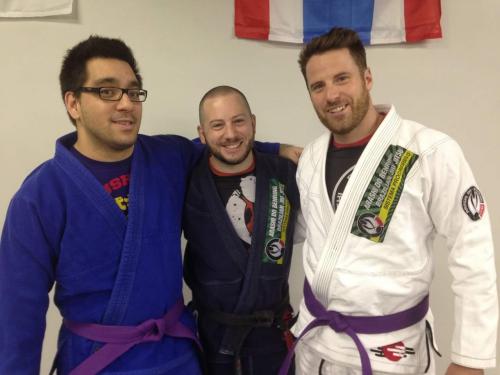 Purple belt · October 25, 2015 · Promoted by Lane Binetruy
