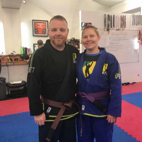 Brown belt · July 7, 2018 · Promoted by Matthew Poulin