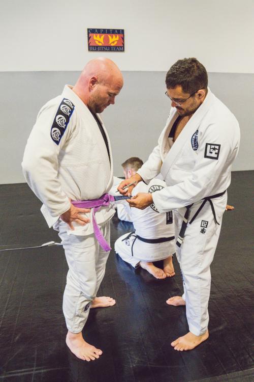 Purple belt · January 25, 2020 · Promoted by Jeremy lafreniere