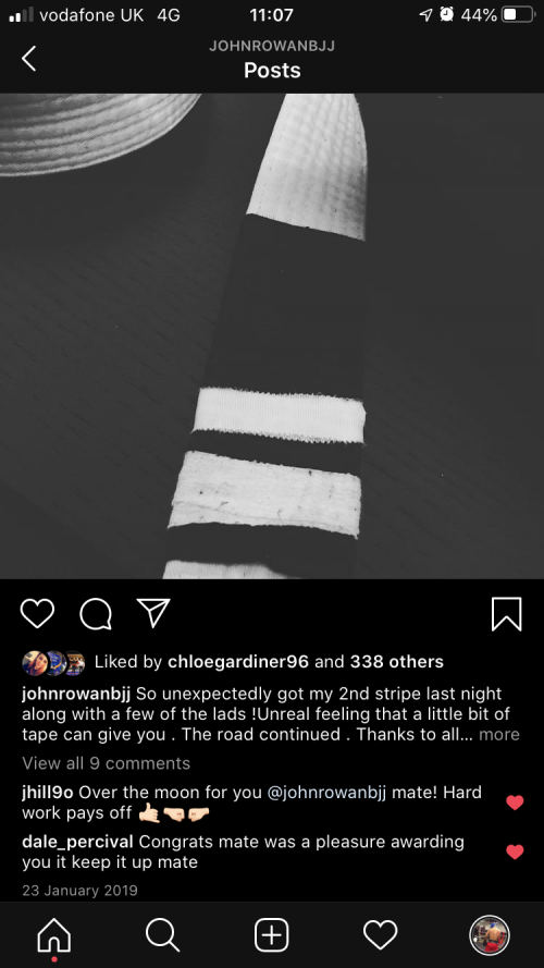 White belt · February 17, 2018