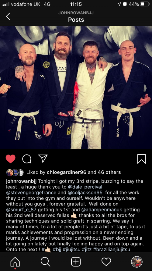White belt · February 17, 2018
