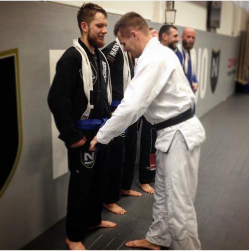 Blue belt · October 12, 2016 · Promoted by Ricard Carneborn