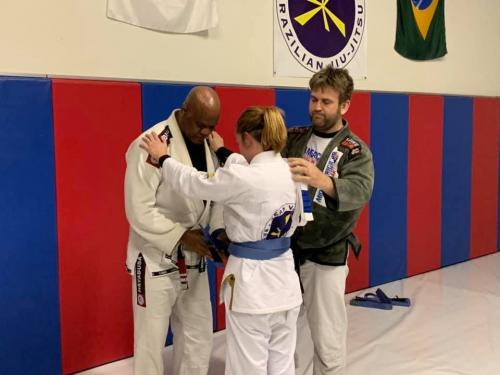 Blue belt · March 16, 2019 · Promoted by Ed Shobe