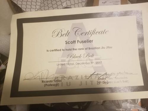 Black belt · December 8, 2017 · Promoted by Andre Montero