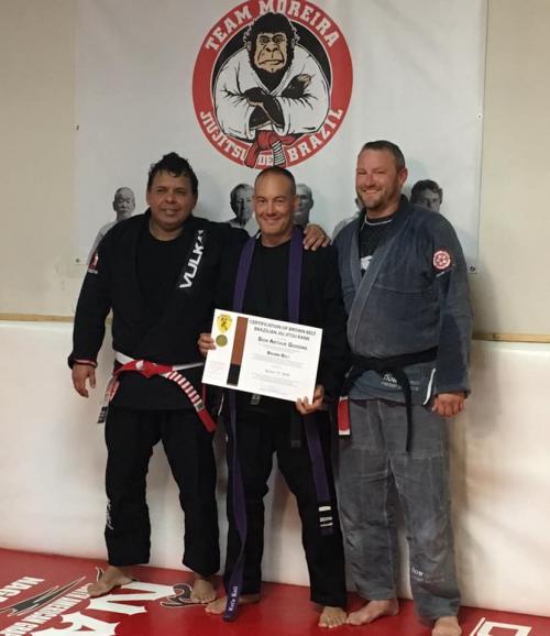 Brown belt · August 17, 2019 · Promoted by Master Joe Moreira