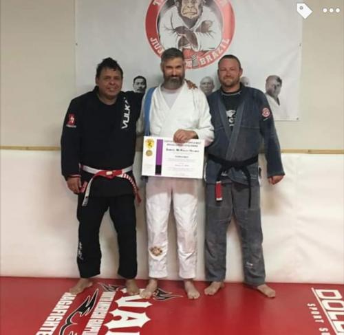 Purple belt · August 17, 2019 · Promoted by Joe Moreira