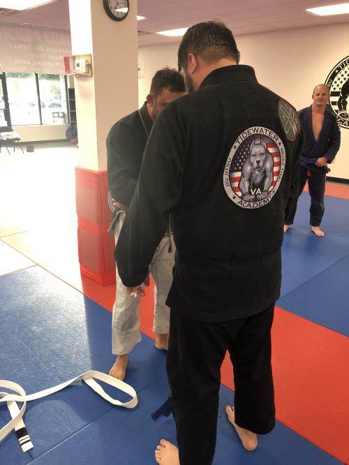 Blue belt · August 12, 2019 · Promoted by Jonathan Wertz