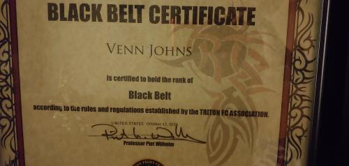 Black belt · October 16, 2016 · Promoted by Piet Wilhelm