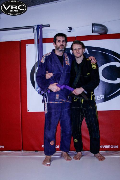 Purple belt · December 12, 2015 · Promoted by Daði Steinn Brynjarsson