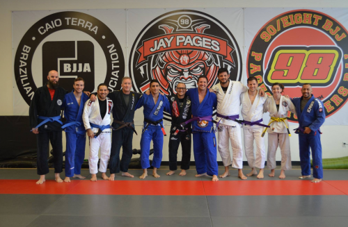 Purple belt · April 4, 2015 · Promoted by Jay Pages