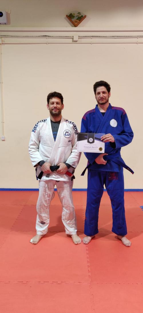 Blue belt · December 28, 2018 · Promoted by Itay Leibovich