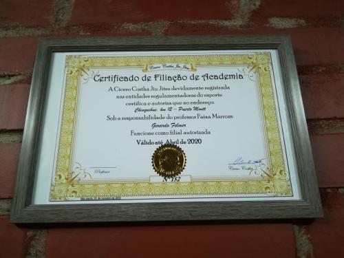 Brown belt · April 13, 2019 · Promoted by Cicero Costha