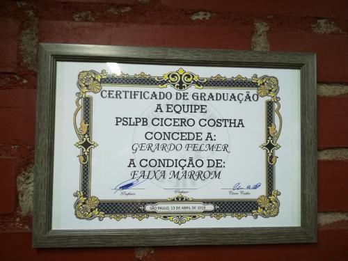 Brown belt · April 13, 2019 · Promoted by Cicero Costha