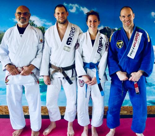 Blue belt · April 21, 2019 · Promoted by Frank Beels