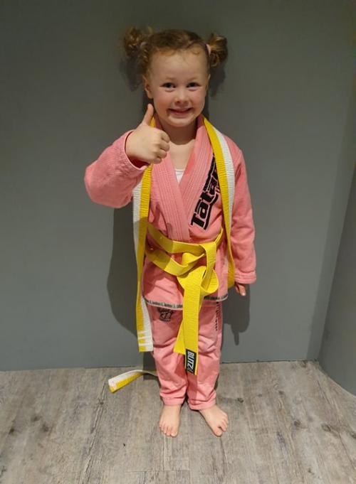 Yellow belt · August 28, 2019 · Promoted by Halldór Logi