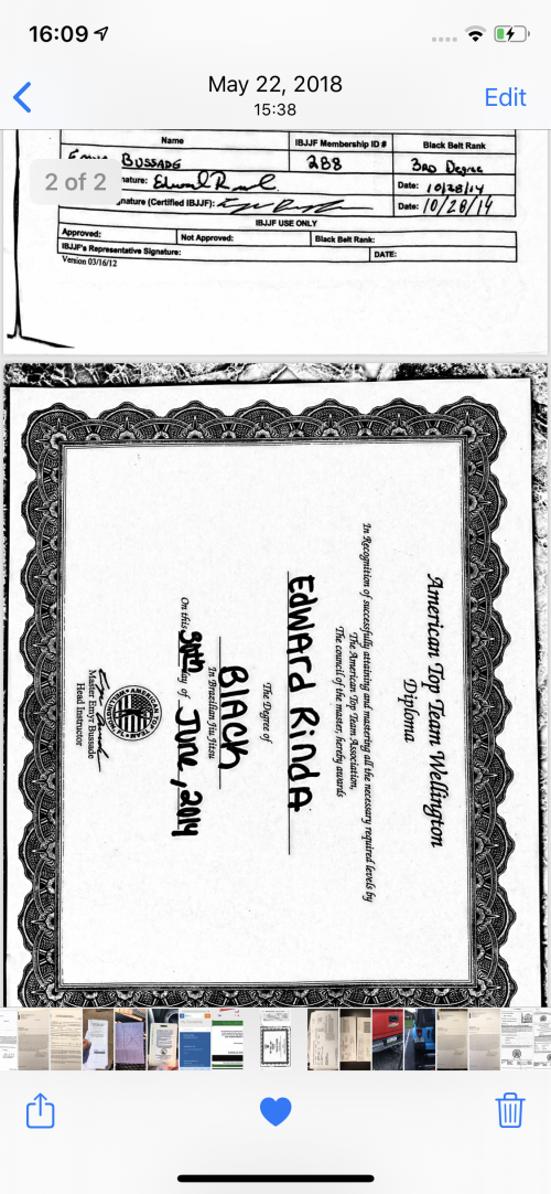 Black belt · June 30, 2014 · Promoted by Emyr Bussade