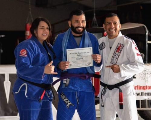 Purple belt · April 1, 2017 · Promoted by Eric Flores