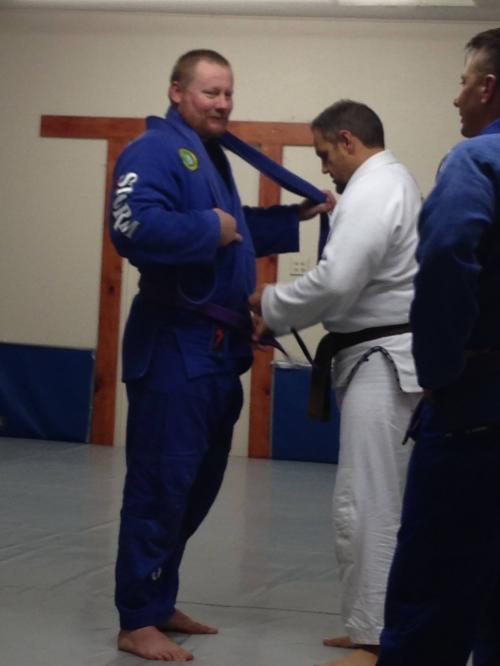 Purple belt · October 23, 2014 · Promoted by James Lloyd