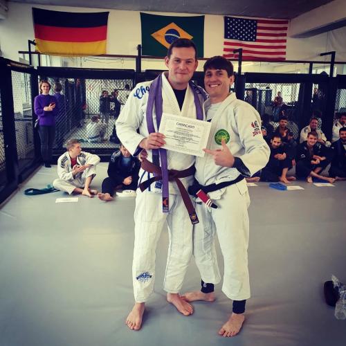 Brown belt · December 7, 2019 · Promoted by Douglas Mayer