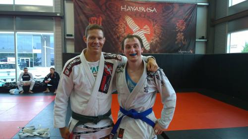 Blue belt · August 16, 2015 · Promoted by Luke Harris