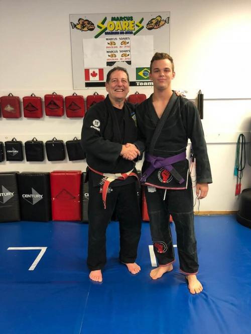 Purple belt · October 2, 2018 · Promoted by Marcus Soares