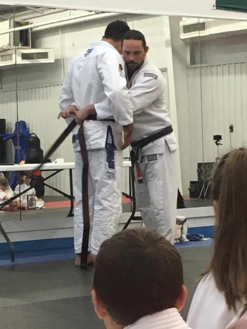 Brown belt · January 14, 2017 · Promoted by Ty Gay