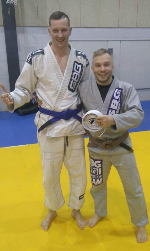 Blue belt · April 1, 2018 · Promoted by Jorgen Matsi