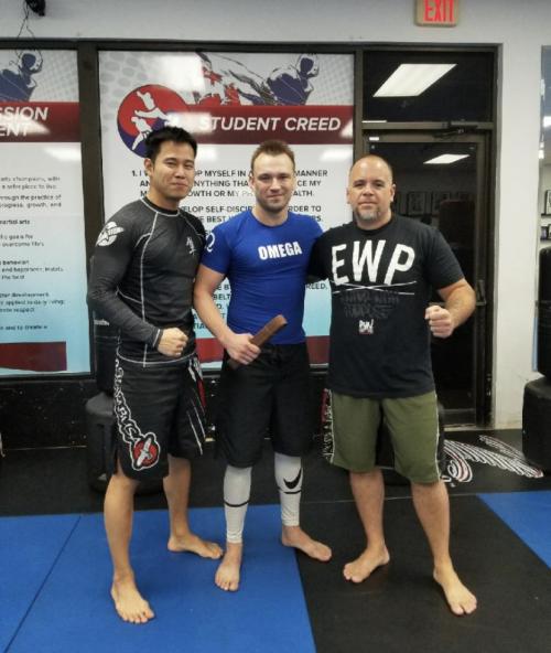 Brown belt · September 21, 2017 · Promoted by Jeremiah Johns