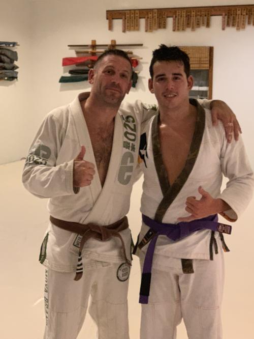 Purple belt · October 5, 2018 · Promoted by Anthony Chiarello