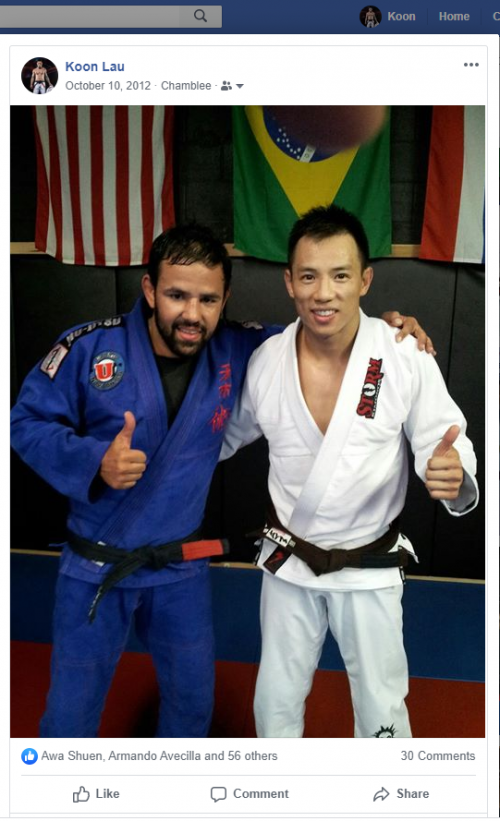 Brown belt · October 10, 2012 · Promoted by Diego Saraiva