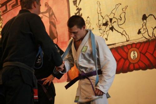 Purple belt · July 15, 2017 · Promoted by Lee Synkowski