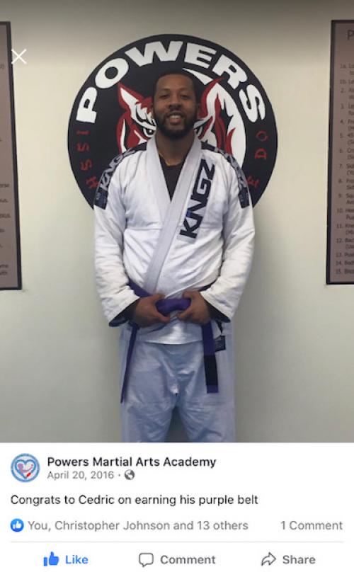 Purple belt · April 20, 2016 · Promoted by Ed Powers