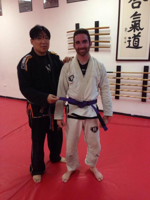 Purple belt · July 30, 2014 · Promoted by Simon Park