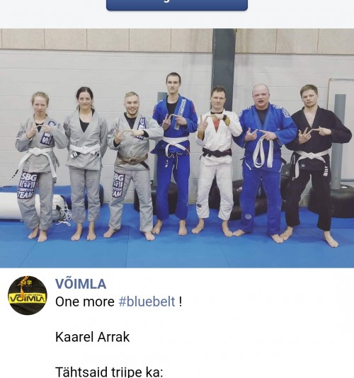 Blue belt · April 1, 2018 · Promoted by Jorgen Matsi