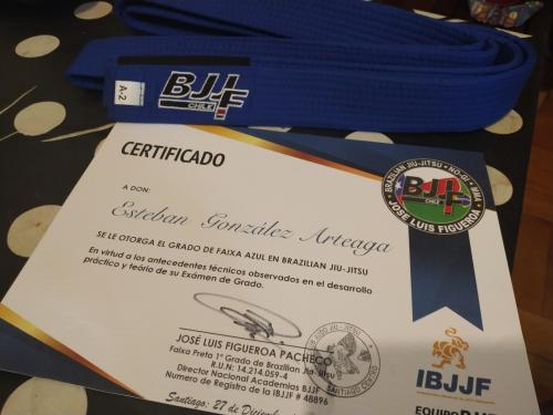 Blue belt · December 20, 2019 · Promoted by José Luis Figueroa