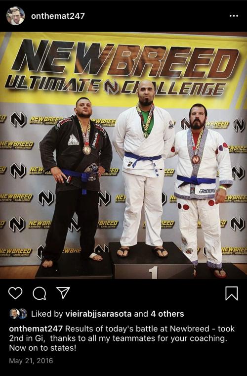 Blue belt · July 14, 2016 · Promoted by Thadeu Vieira