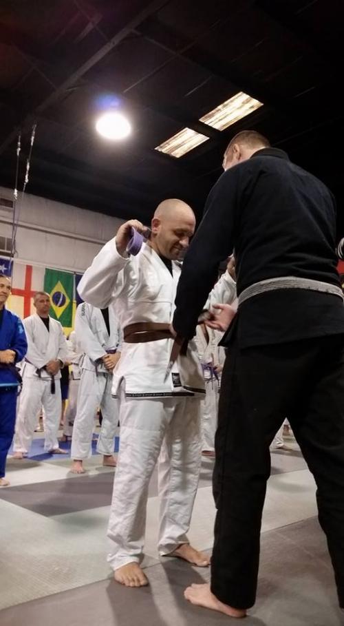 Brown belt · June 11, 2016 · Promoted by Dave Gatke