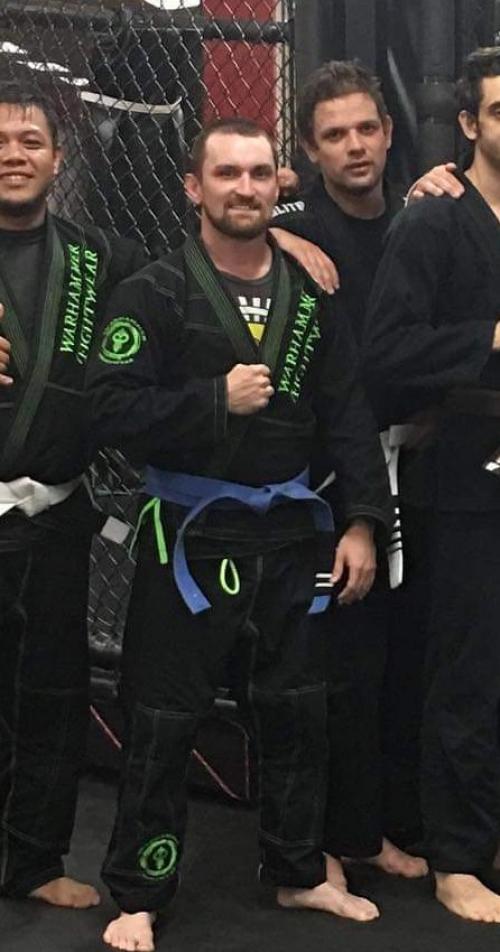 Blue belt · November 26, 2017 · Promoted by Thomas Carpenter