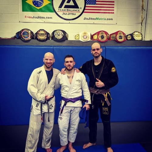 Purple belt · April 28, 2019 · Promoted by Tamdan McCrory