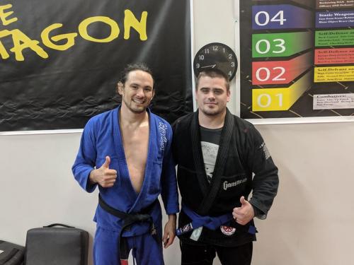 Blue belt · November 28, 2017 · Promoted by Brian Miller
