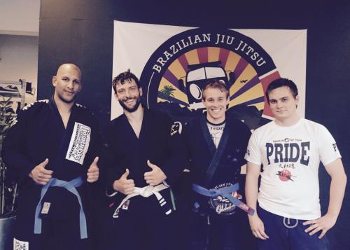 Blue belt · September 29, 2014 · Promoted by Gregor Herb