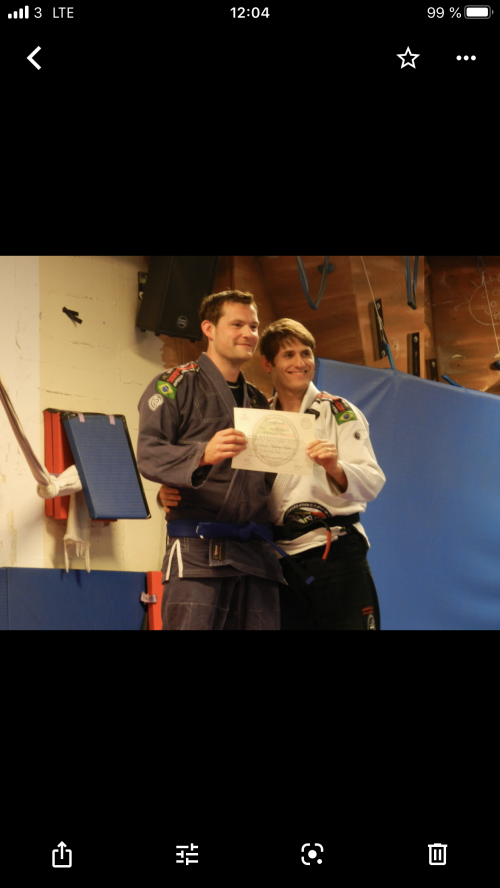 Blue belt · July 28, 2013 · Promoted by Douglas Mayer
